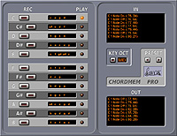Chordmemory MIDI playback