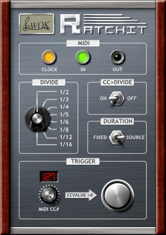 ratchit MIDI ratcheting effect (C) WOK