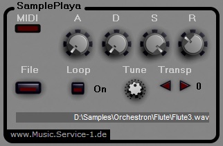 sampleplaya wav player