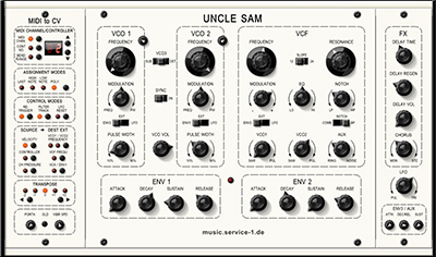 Oberheim SEM emulation UNCLE SAM